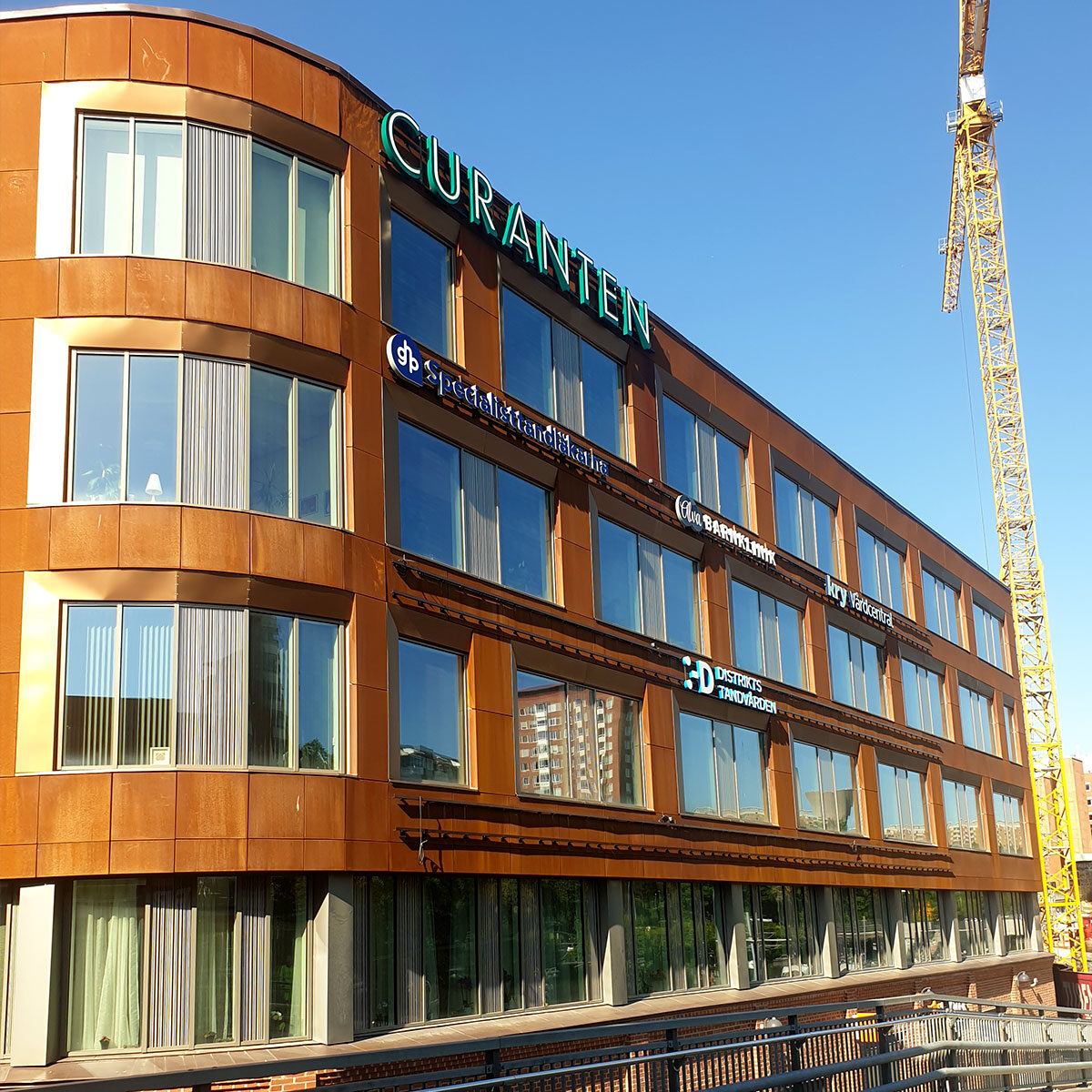 Målning nyproduktion - Curanten Sickla