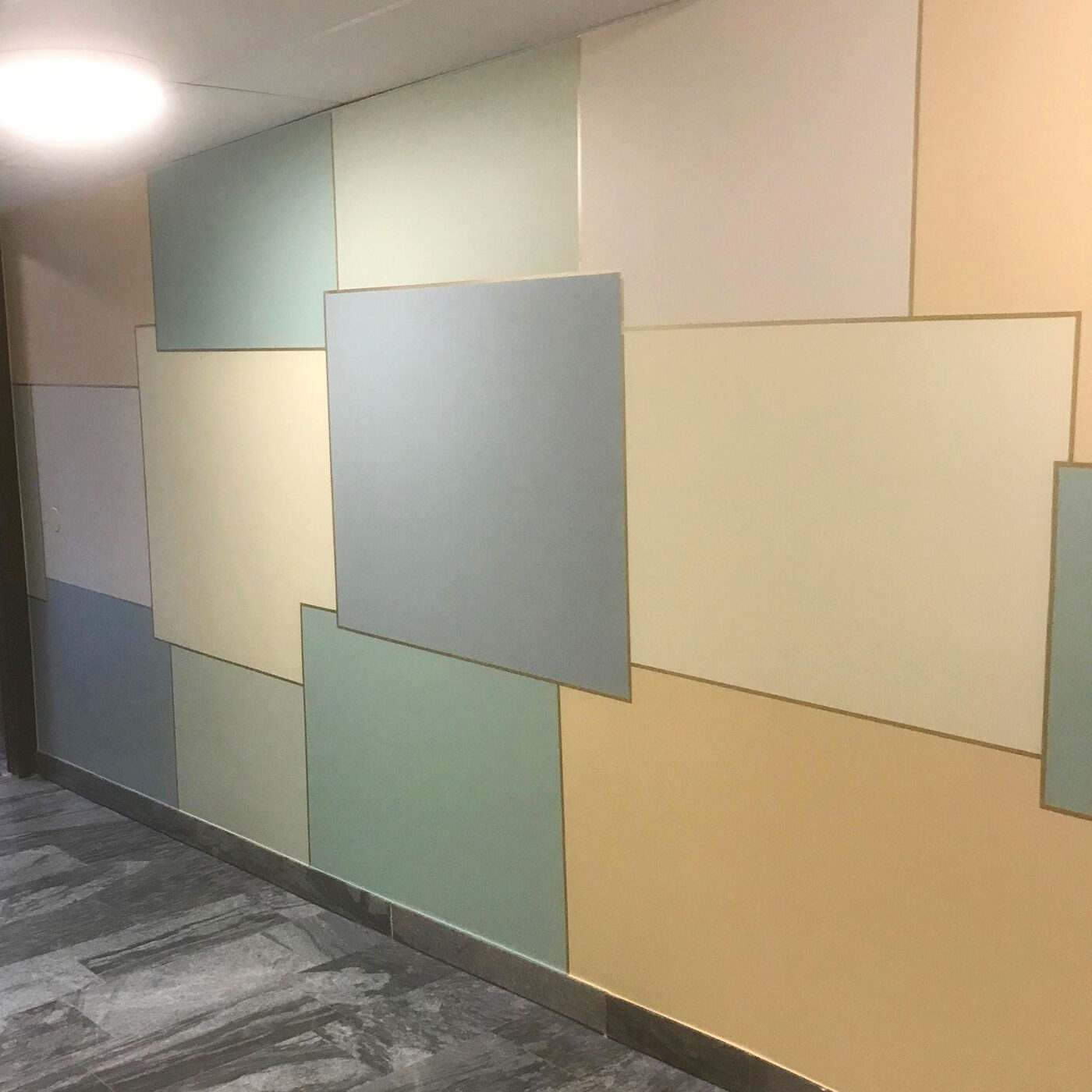 Målning trapphus Bergsunds Strand