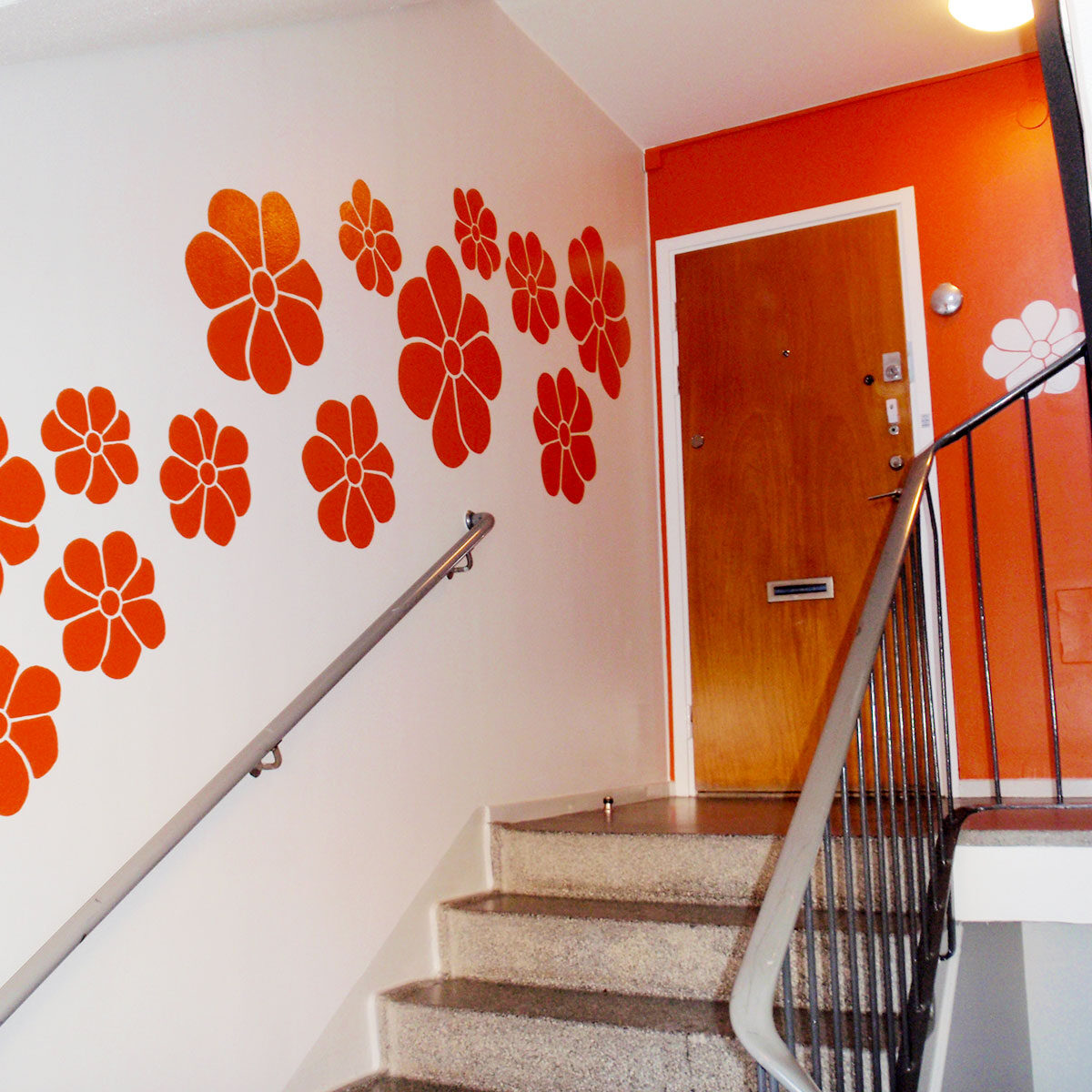 Målning trapphus Gillarbacken